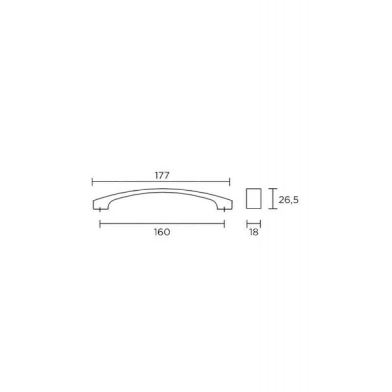 Λαβές επίπλων Σειρά 439  CONVEX+ΔΩΡΟ ΚΟΠΤΗΣ ΒΙΔΩΝ