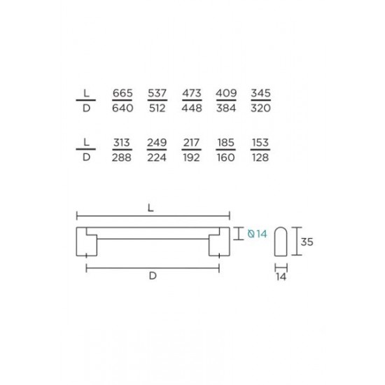 Λαβές επίπλων Σειρά 409  CONVEX+ΔΩΡΟ ΚΟΠΤΗΣ ΒΙΔΩΝ