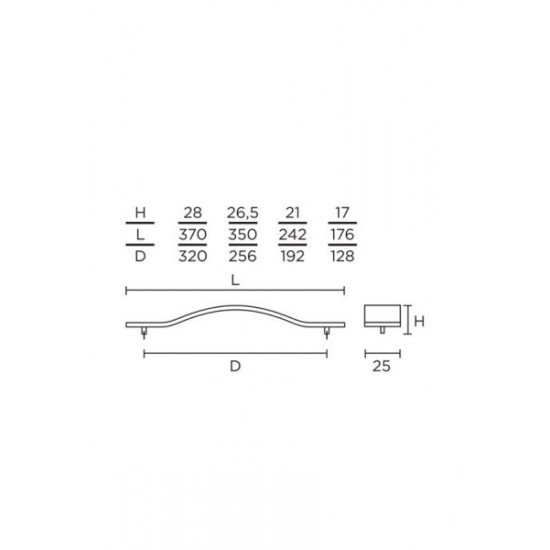 Λαβές επίπλων Σειρά 407  CONVEX+ΔΩΡΟ ΚΟΠΤΗΣ ΒΙΔΩΝ