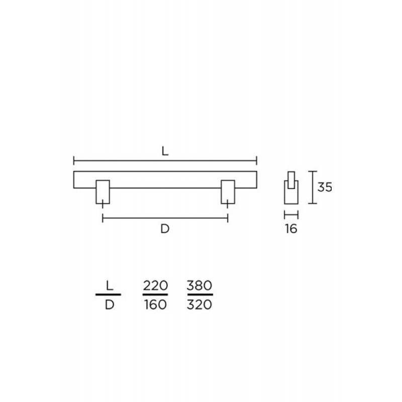 Λαβές επίπλων Σειρά 857  CONVEX+ΔΩΡΟ ΚΟΠΤΗΣ ΒΙΔΩΝ