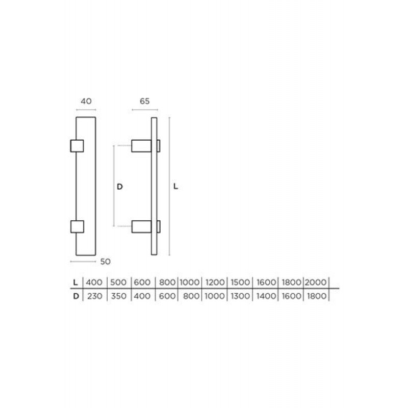 Λαβή εξώθυρας CONVEX 763