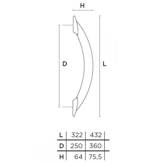 Λαβή εξώθυρας  Σειρά 451 CONVEX+ΔΩΡΟ 2 ΚΑΤΣΑΒΙΔΙΑ