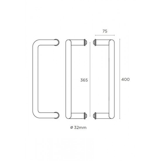 Λαβή εξώθυρας  CONVEX 929