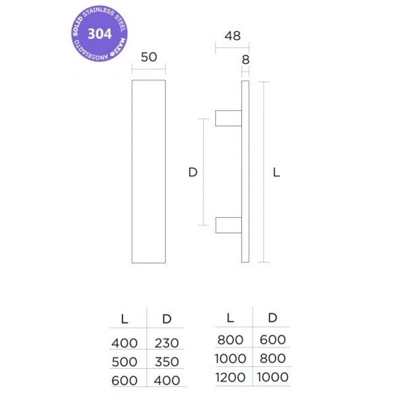 Λαβή εξώθυρας CONVEX 919