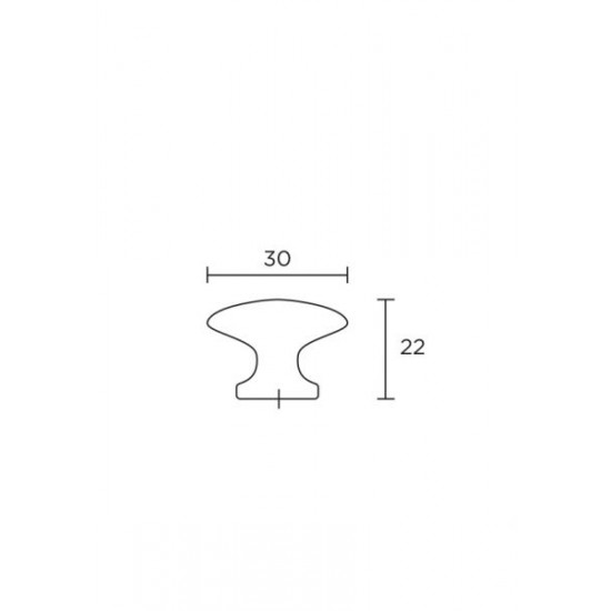 Πόμολα Επίπλων Σειρά 228 CONVEX+ΔΩΡΟ ΚΟΠΤΗΣ ΒΙΔΩΝ