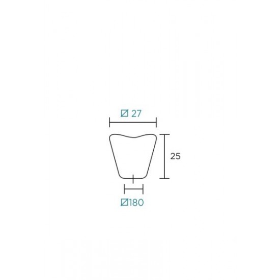 Πόμολα Επίπλων Σειρά 1001-25  CONVEX+ΔΩΡΟ ΚΟΠΤΗΣ ΒΙΔΩΝ