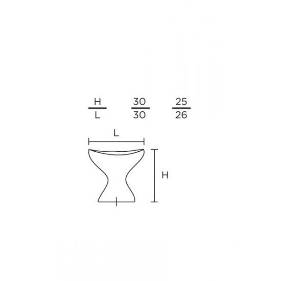 Πόμολα Επίπλων Σειρά 207 CONVEX+ΔΩΡΟ ΚΟΠΤΗΣ ΒΙΔΩΝ