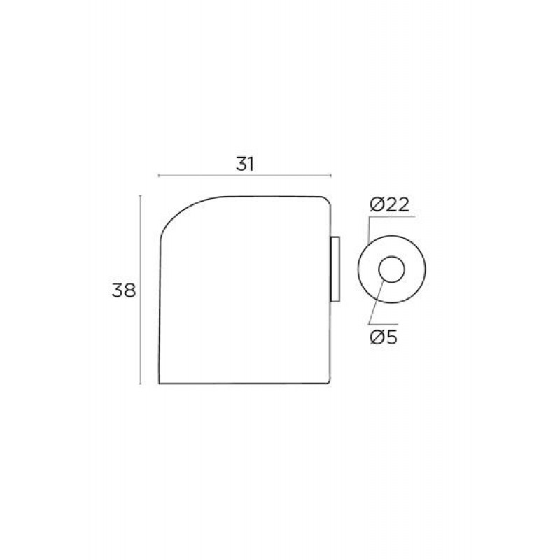 Stop Πόρτας  CONVEX Σειρά 1017