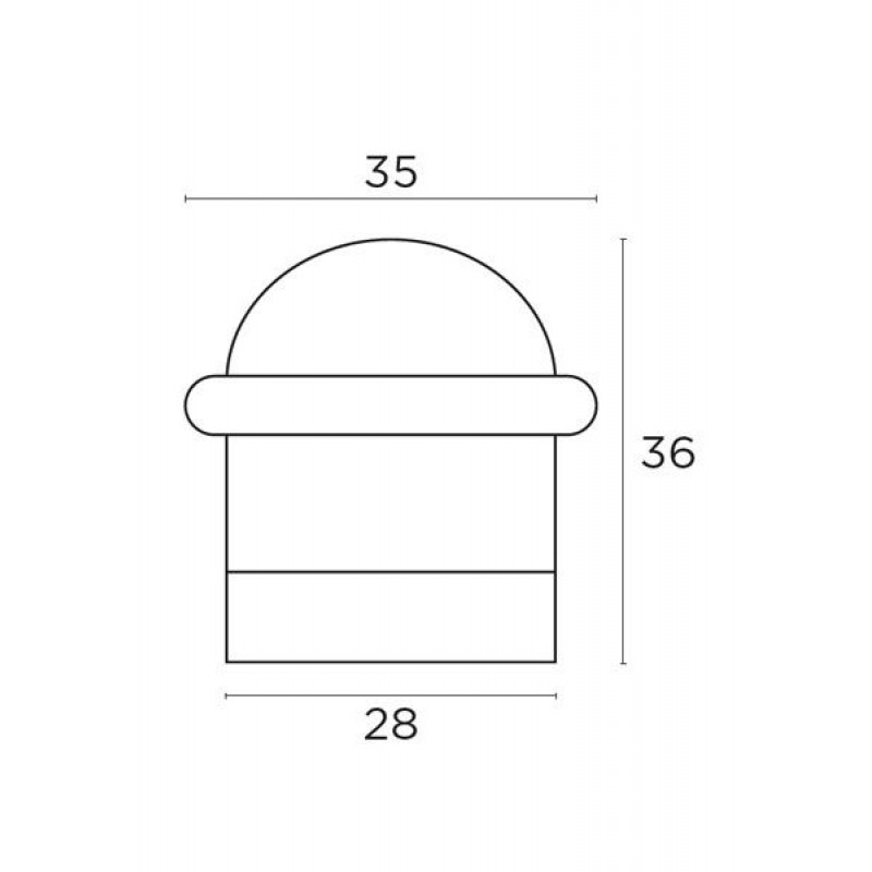 Stop Πόρτας CONVEX Σειρά 1019