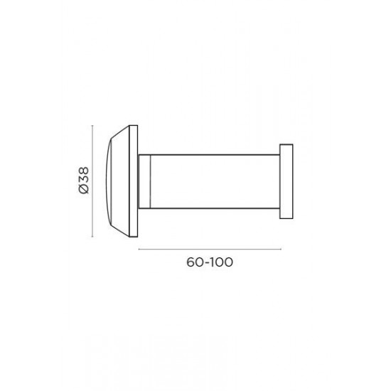 Ματάκι Πόρτας Convex 701-45