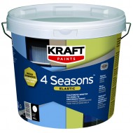 4 Seasons Elastic Kraft 10LT ελαστομερές μονωτικό και χρώμα