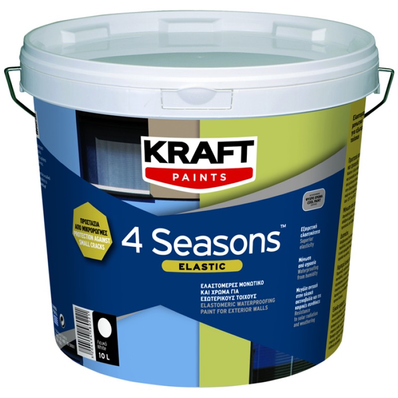 4 Seasons Elastic Kraft 3LT ελαστομερές μονωτικό και χρώμα