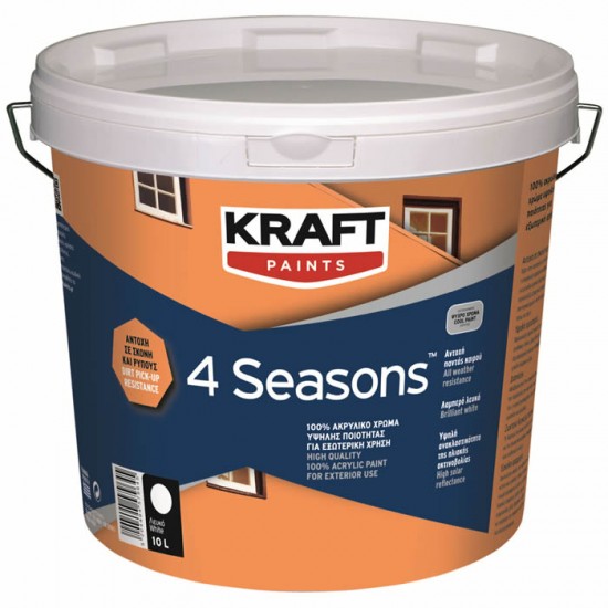 4 Seasons  Kraft 3LT 100% ακρυλικό χρώμα αυτοκαθαριζόμενο