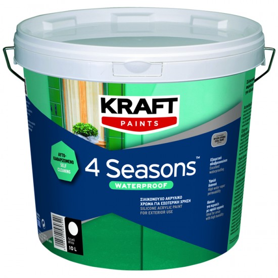 4 Seasons Waterproof Kraft 10LT σιλικονούχο αυτοκαθαριζόμενο ακρυλικό