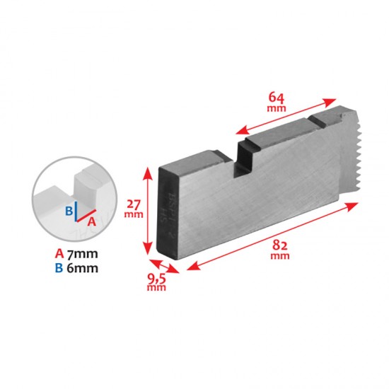 ΜΑΧΑΙΡΙΑ 1/2"-3/4" BSPT ΒΙΔΟΛ.ΤΤ-50 HSS