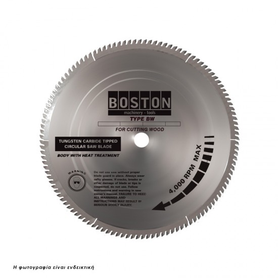 BOSTON: BW-30096 ΔΙΣΚΟΣ ΚΟΠΗΣ ΞΥΛΟΥ Φ300/30 Ζ96