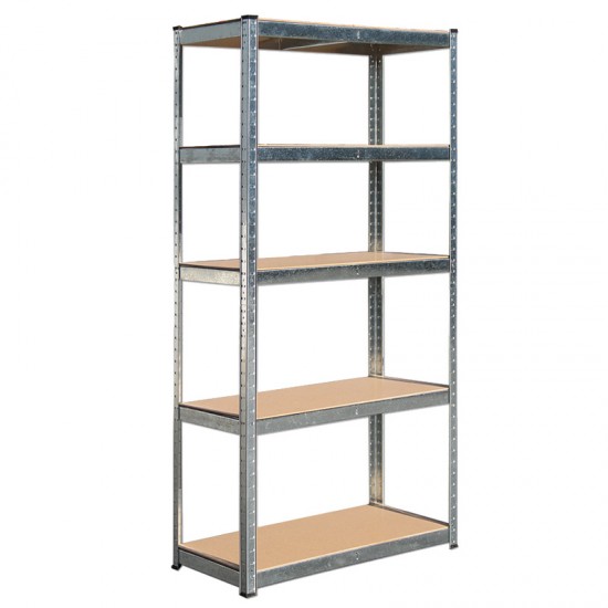 ΡΑΦΙΕΡΑ ΜΕΤΑΛΛΙΚΗ 90x40x180 ΓΑΛΒ. 175kg 5 ΡΑΦΙΑ MDF