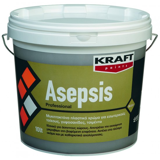 Asepsis Kraft 3LT αντιμυκητιακό πλαστικό χρώμα