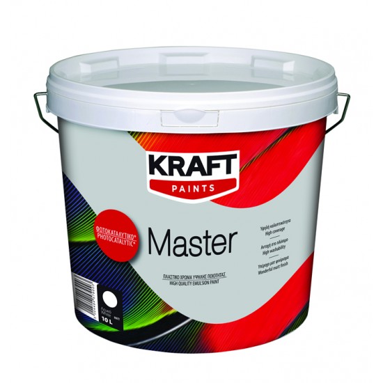 Master Kraft 10LT πλαστικό χρώμα φωτοκαταλυτικό