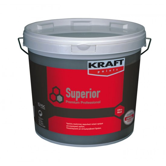 Superior Kraft 9LT υποαλεργικό αντιμουχλικό χρώμα