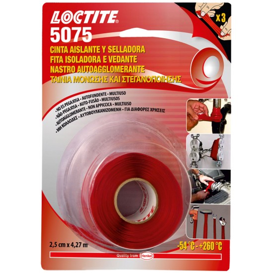 LOCTITE 5075 AYTOΒΟΥΛΚΑΝΙΖΩΜΕΝΗ ΤΑΙΝΙΑ ΣΤΕΓΑΝΟΠΟΙΗΣΗΣ