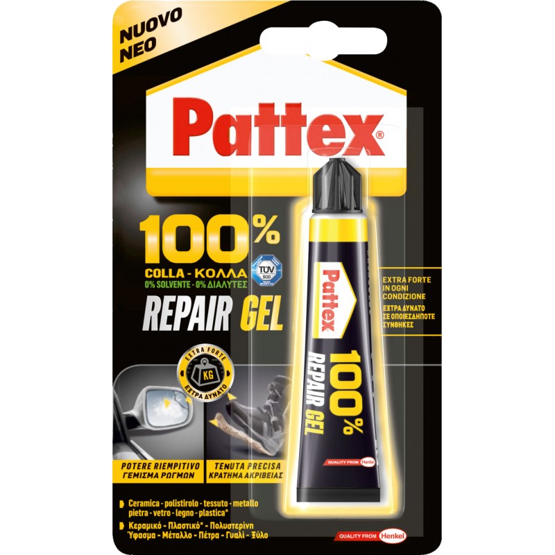 PATTEX 100% ΚΟΛΛΑ ΧΩΡΙΣ ΔΙΑΛΥΤΕΣ REPAIR GEL