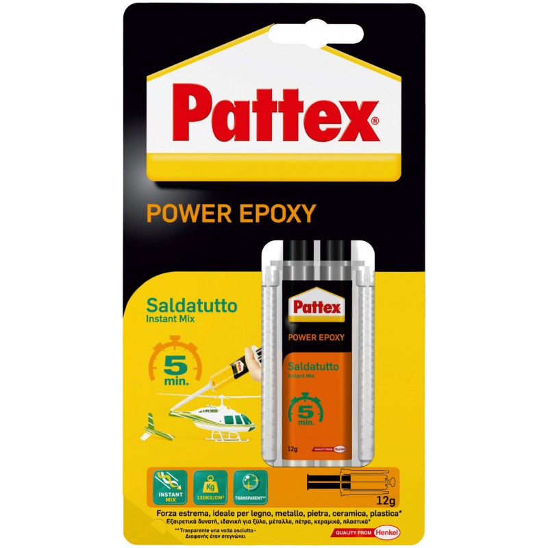 SALDATUTO INSTANT MIX POWER EPOXY ΣΕ ΣΥΡΙΓΓΑ