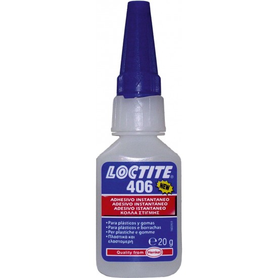 406 LOCTITE ΚΟΛΛΑ ΓΙΑ ΔΥΣΚΟΛΑ ΠΛΑΣΤΙΚΑ