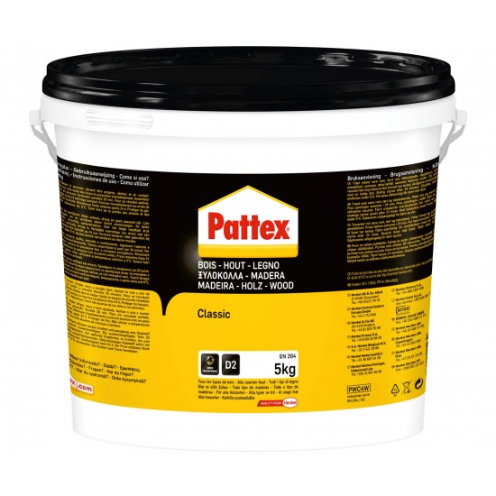 PATTEX CLASSIC ΞΥΛΟΚΟΛΛΑ ΚΡΥΣΤΑΛΙΖΕ D2