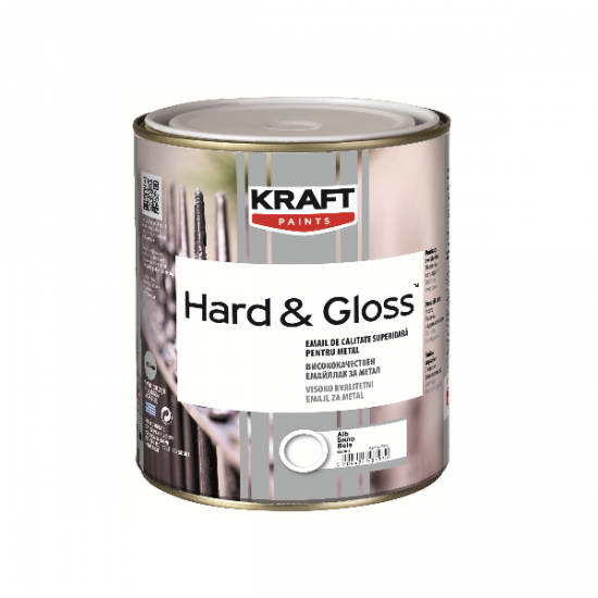 Hard &Gloss Kraft Βερνικόχρωμα γυαλιστερό 0.375L