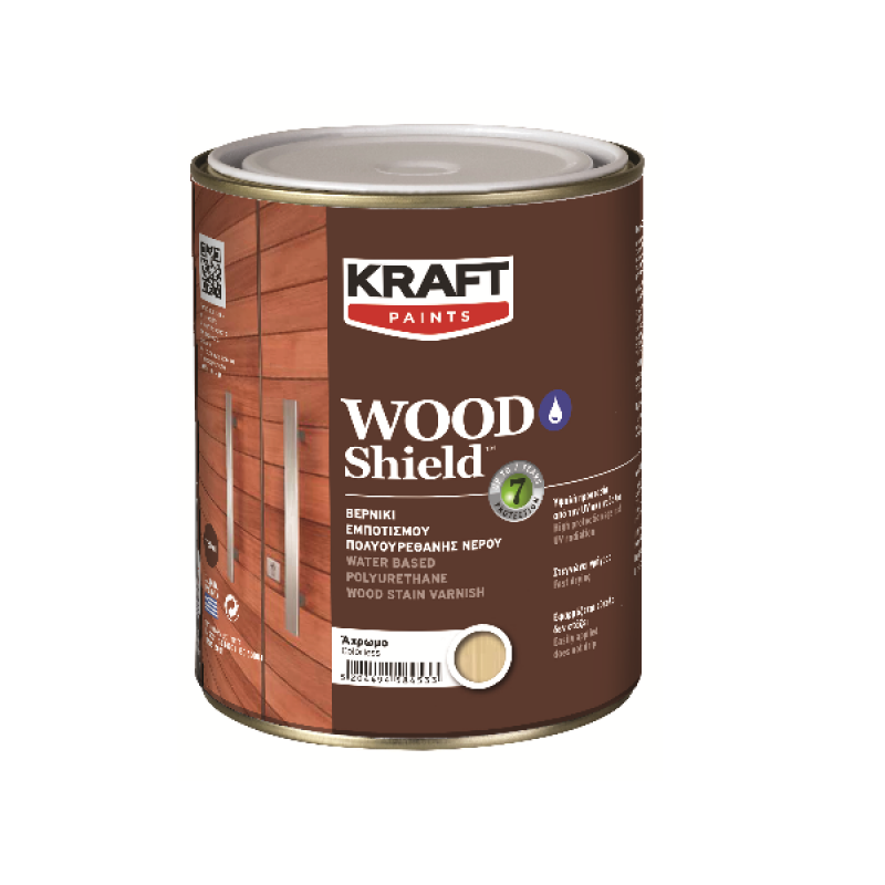 Wood Shield Kraft 0,75L Βερνίκι εμποτισμού νερού πολυουρεθάνης