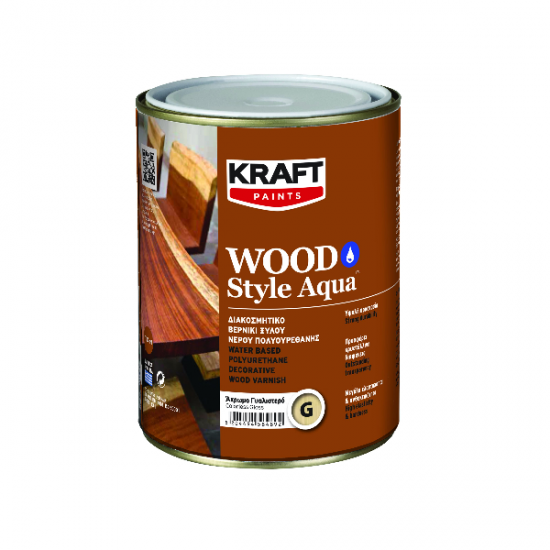 Wood Style Aqua Kraft 2,5L Διακοσμητικό βερνίκι νερού πολυουρεθάνης