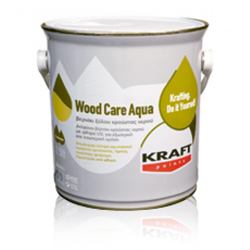 Wood Care Aqua Kraft 0,75LT Βερνίκι Κρούστας Νερού σατινέ