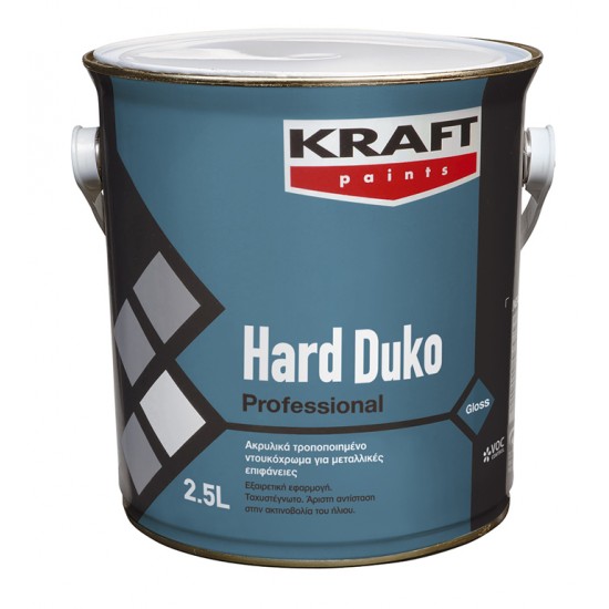 Hard Duko 0,75LT Kraft ακρυλικό ντουκόχρωμα