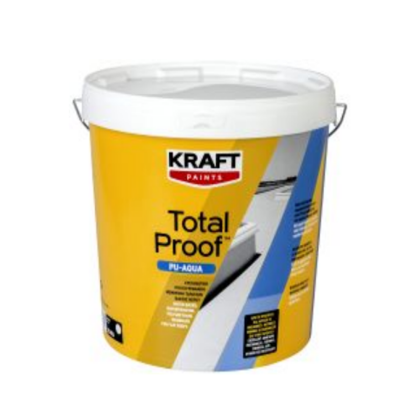 Total Proof PU-AQUA 4kg Kraft στεγανωτική πολυουρεθανική μεμβράνη ταρατσών βάσεως νερού