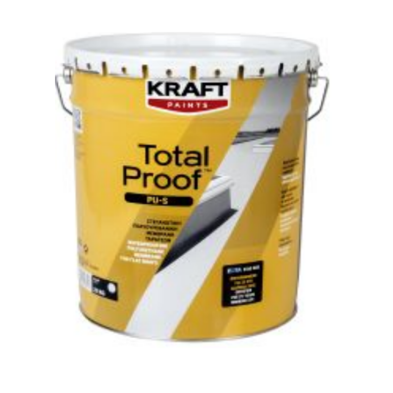 Total Proof PU-S 25kg Kraft στεγανωτική πολυουρεθανική μεμβράνη ταρατσών διαλύτου