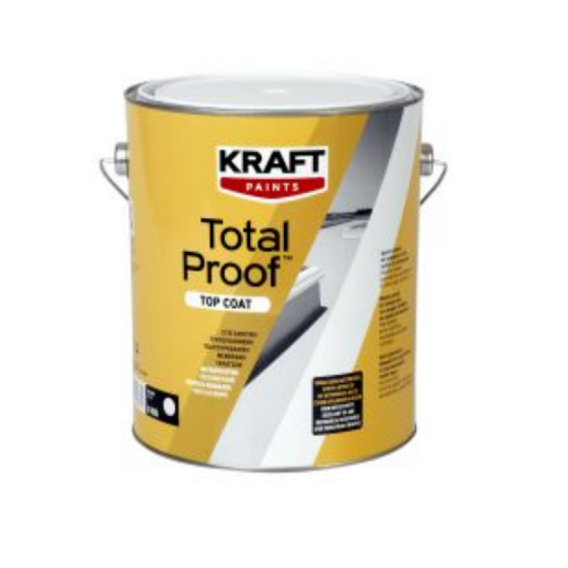 Total Proof TOP COAT 15kg Kraft στεγανωτική πολυουρεθανική μεμβράνη ταρατσών 