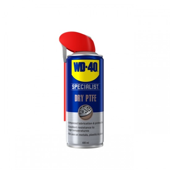 WD-40 Specialist Dry PTFE Lubricant 400ml, Σπρέι ξηρού PTFE