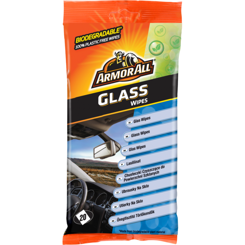Υγρά μαντηλάκια για τα τζάμια Flow-pack wipes glass 20 τεμ.