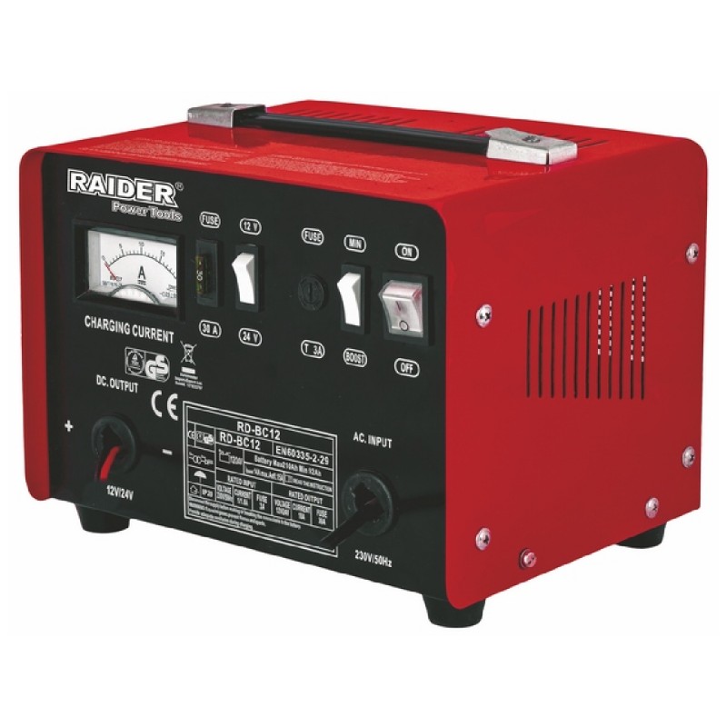 RAIDER ΦΟΡΤΙΣΤΗΣ ΜΠΑΤΑΡΙΑΣ RD-BC12 310W/14A 129964 RAIDER ΦΟΡΤΙΣΤΗΣ ΜΠΑΤΑΡΙΑΣ RD-BC12 310W/14A 129964