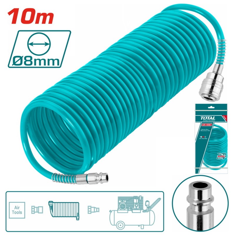 TOTAL ΣΠΙΡΑΛ ΑΕΡΟΣ 10m (THT11101)