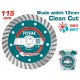 TOTAL ΔΙΑΜΑΝΤΟΔΙΣΚΟΣ UNIVERSAL TURBO 115 Χ 22.2mm (TAC2131151)
