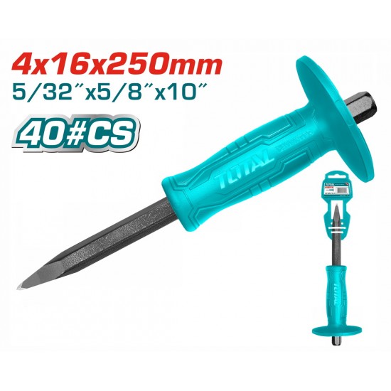 TOTAL ΒΕΛΟΝΙ ΜΕ ΠΛΑΣΤΙΚΗ ΛΑΒΗ 250mm (THT4221026)