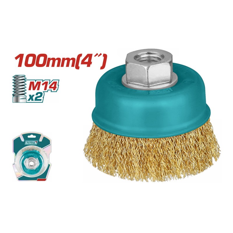 TOTAL ΣΥΡΜΑΤΟΒΟΥΡΤΣΑ ΓΩΝΙΑΚΟΥ ΤΡΟΧΟΥ 100mm (TAC31041)