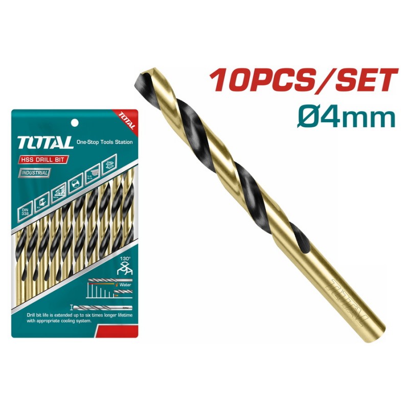 TOTAL ΤΡΥΠΑΝΙ HSS DIN 338 4mm (TAC100403)