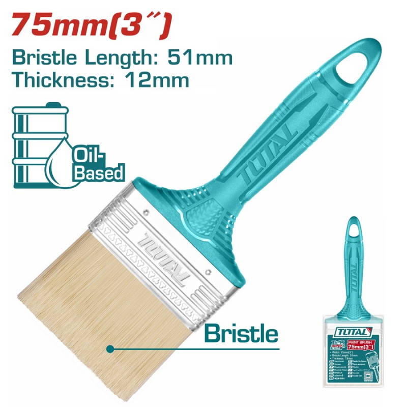 TOTAL ΠΙΝΕΛΟ ΒΑΦΗΣ ΠΛΑΣΤΙΚΗ ΛΑΒΗ 3" (THT845036)
