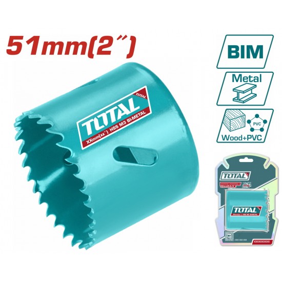 TOTAL ΠΟΤΗΡΟΤΡΥΠΑΝΟ ΜΕΤΑΛΛΟΥ 51mm (TAC410511)