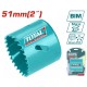 TOTAL ΠΟΤΗΡΟΤΡΥΠΑΝΟ ΜΕΤΑΛΛΟΥ 51mm (TAC410511)