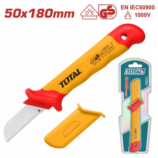 TOTAL ΜΑΧΑΙΡΙ ΑΠΟΓΥΜΝΩΣΗΣ ΚΑΛΩΔΙΩΝ ΙΣΙΟ 180mm 1000V VDE (THICK1801)