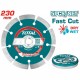 TOTAL ΔΙΑΜΑΝΤΟΔΙΣΚΟΙ ΞΗΡΑΣ ΚΟΠΗΣ 230mm 5TEM ΣΕ ΜΕΤΑΛΛΙΚΟ ΚΟΥΤΑΚΙ (TAC2112303M)